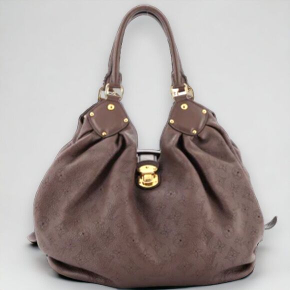 Louis Vuitton Handbags - Louis Vuitton Authentic Brown Hobo Mahina Leather Handbag